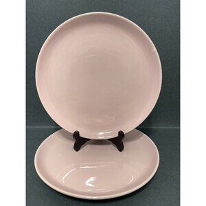 Aloha Pastels by French Saxon Dinner Plates Mid Century Modern Pink